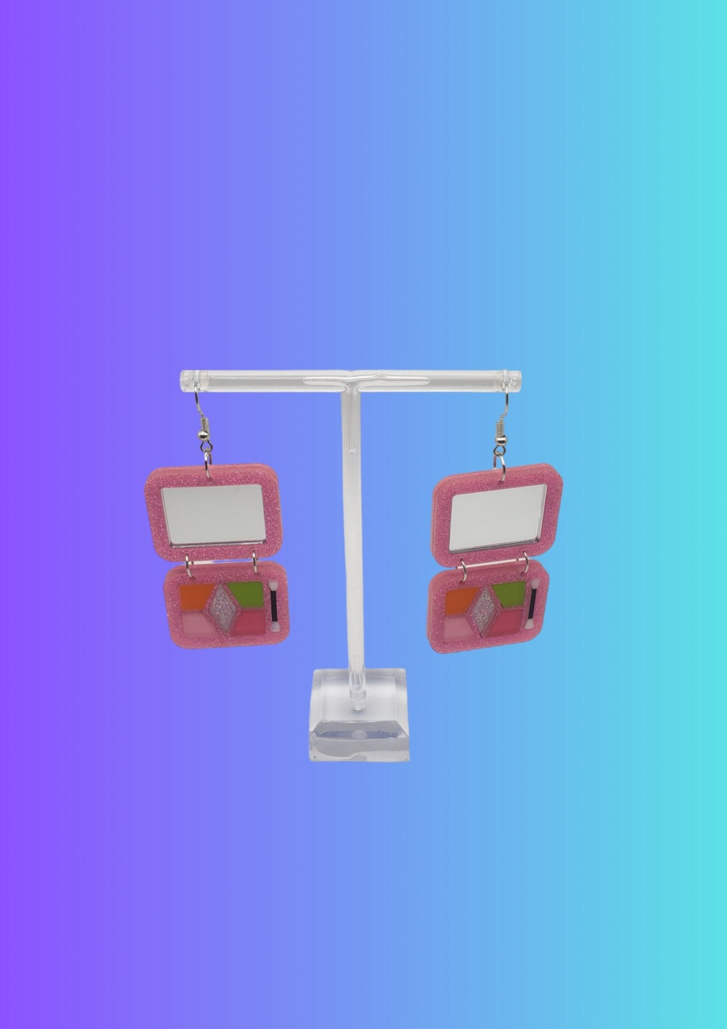Pocket Vanity Set Drop Earrings | Irish Handmade Jewellery - Lincraft Design