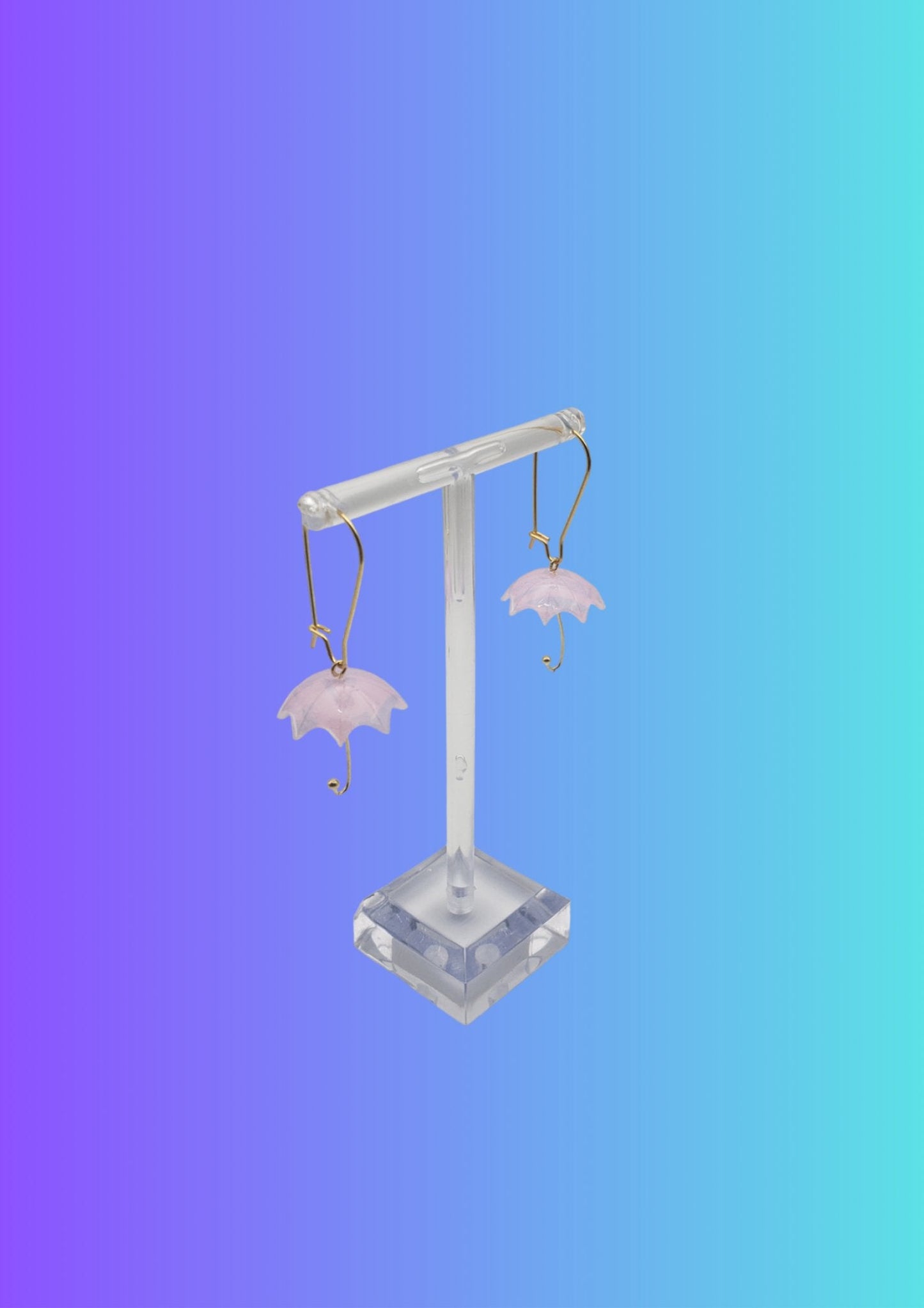 Resin Mini Umbrella Earrings | Irish Handmade Jewellery - Lincraft Design