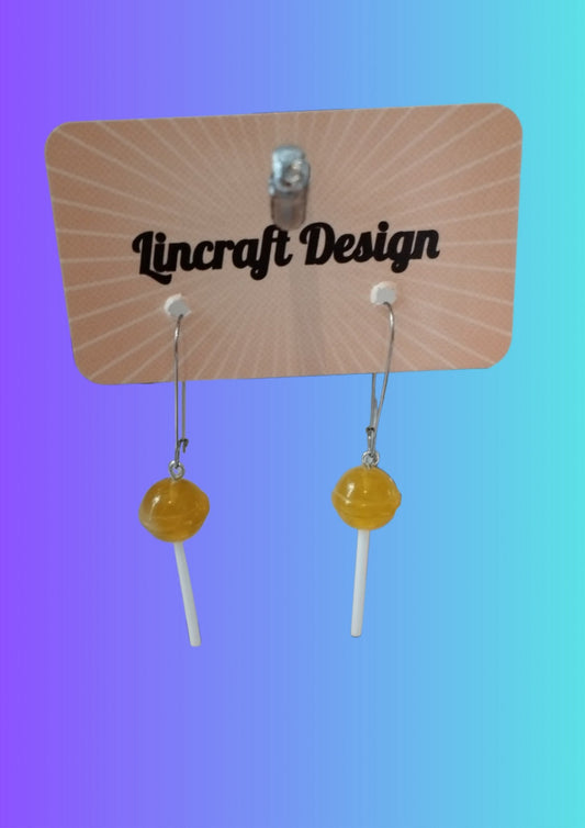 Resin Lollipop Earrings | Irish Handmade Jewellery - Lincraft Design